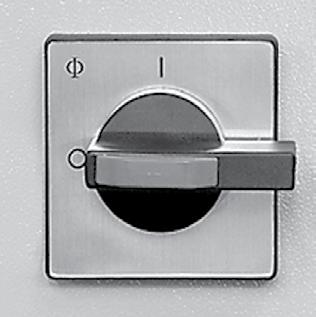 Stop the connected granulator. Refer to the granulator s instruction manual. 4. Press the emergency stop(s). 5. Lock the main switch in position 0. 6.