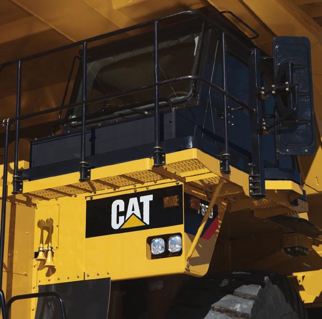 All controls, levers switches and gauges are positioned to maximize productivity and minimize operator fatigue.