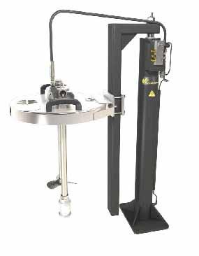 CyClix AgitAtors for 20-40-200 l drums AgitAtors 1 2 3 4 5 6 7 This elevator-agitator for 20-40 to 200l drums features a double-effect jack for a fast lift of a stainless steel cover fitted for a