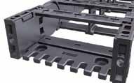 Universal mounting bracket with strain relief comb One-sided strain relief comb Type B i n Z 1455.....25 25 2 1455.