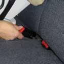 IMPORTANT: Ensure the LATCH strap does not fold into the LATCH adjuster while tightening. 7 Verify that all connections are secure and that the child seat is stable.