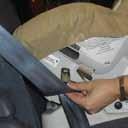 See vehicle owner s manual to determine what type of seat belt system your vehicle has, and how to lock it (also see pg 10-13).