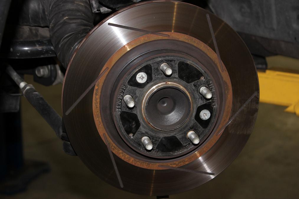 Be sure to use brake cleaner to thoroughly clean your new rotors - any oil can destroy brake pads quickly. 4.