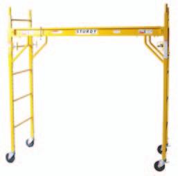 600 Series Rolling Tower Scaffold All Aluminum Plank TWO-MAN 500 lbs.