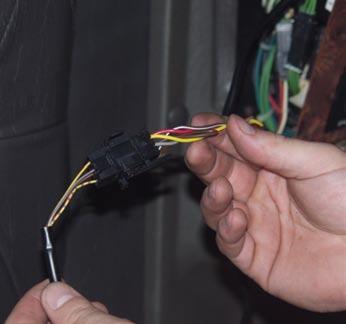 Use zip ties as needed. Strip off 6 of black outer jacket from cable coming from heater.