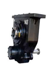 NISUKA Shaft Mounted Reeducation gearbox is manufacturing in EIGHT sizes, designated by N to N8. It may have two nominal gear ratios, 7: for N to N4 and 6: for N5 to N8.