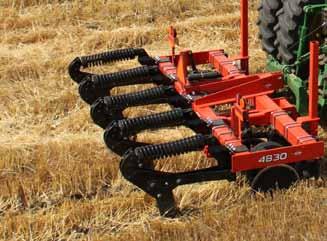Frame - Coulters Depth control - Gauge Wheels - Safety 4830-636F to 4830-930F 3-POINT HITCH Designed for deep tillage