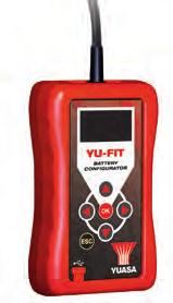 hybrid vehicles equipped with emission control systems may require replacement battery configuration. Battery configuration can be carried out using the new Yuasa Yu-Fit battery configuration tool.