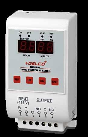DIGITAL TIME SWITCH EARTH LEAKAGE RELAY (10.7.