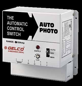 MATIC LIGHT CONTROLLER (10.10) AVM-101 Inbuilt C.T. Indicates phase to phase voltage Indicates system current Indication for phase through high bright LED Rotating voltage indication at fixed