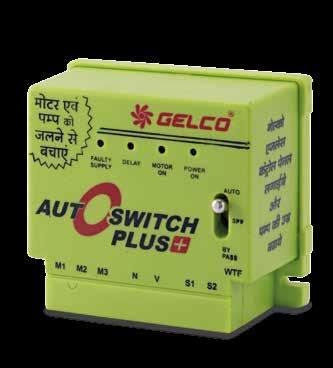 AUTO SWITCH SINGLE PHASE STARTER Input Voltage : 230 V, AC ± 10% Output Voltage: 230 V, AC ± 10% (10.
