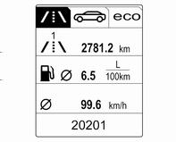 Informacijski prikazovalniki Voznikov informacijski zaslon Voznikov informacijski zaslon (DIC) se nahaja na instrumentni plošči med merilnikom hitrosti in merilnikom vrtljajev motorja.