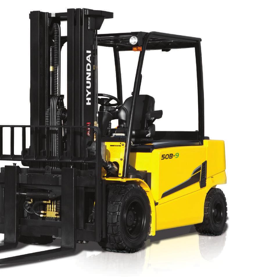 Compact forklift with proven AC technology Maximum performance Spacious operator s cab Fingertip controlled mini levers available (optional) Weight