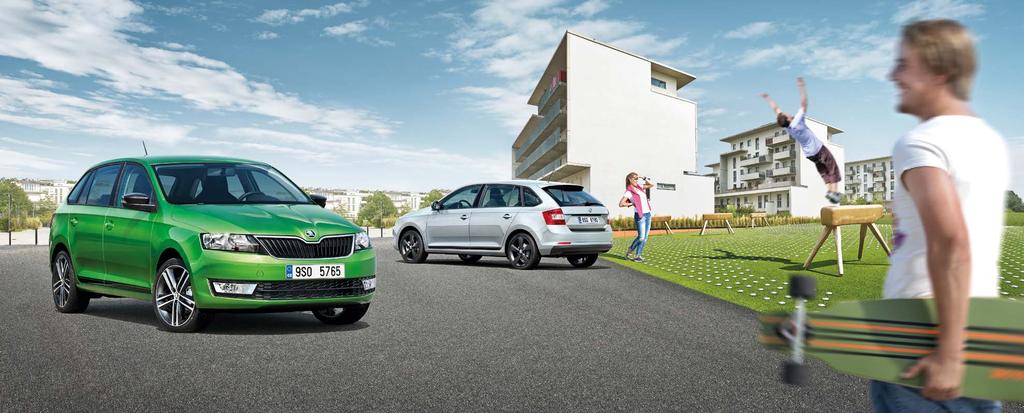 The new ŠKODA Rapid Spaceback is a car that creates excitement. Its spirited new design goes beyond established limits and documents the ever growing diversity of ŠKODA vehicles.