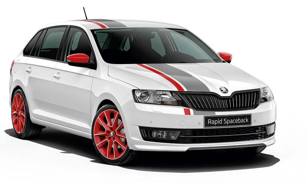 The Red&Grey Plus pack, in addition to doublecoloured design stripes foil set, includes the