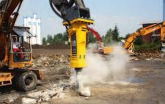 Atlas Copco s hydraulic breakers have been developed for a wide variety of applications: Mining & quarrying SB MB HB Preliminary works Overburden