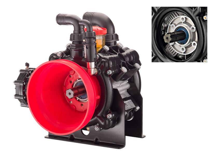 Technical data AR 185 bp C/C Descrizione Alternatingvolumetric pumps with four semi-hydraulic diaphragms for use in agriculture in lowpressure systems for spraying open field crops with fertilisers,