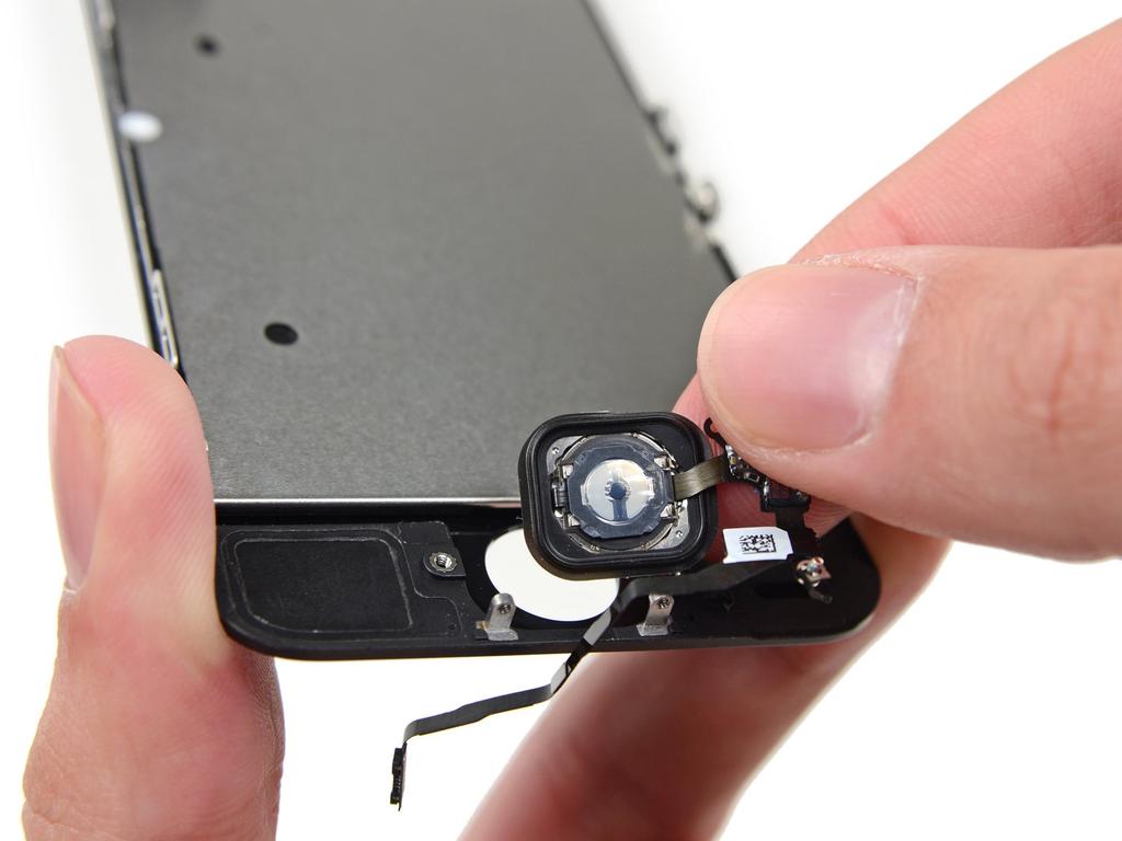 Step 40 Remove the home button assembly from the