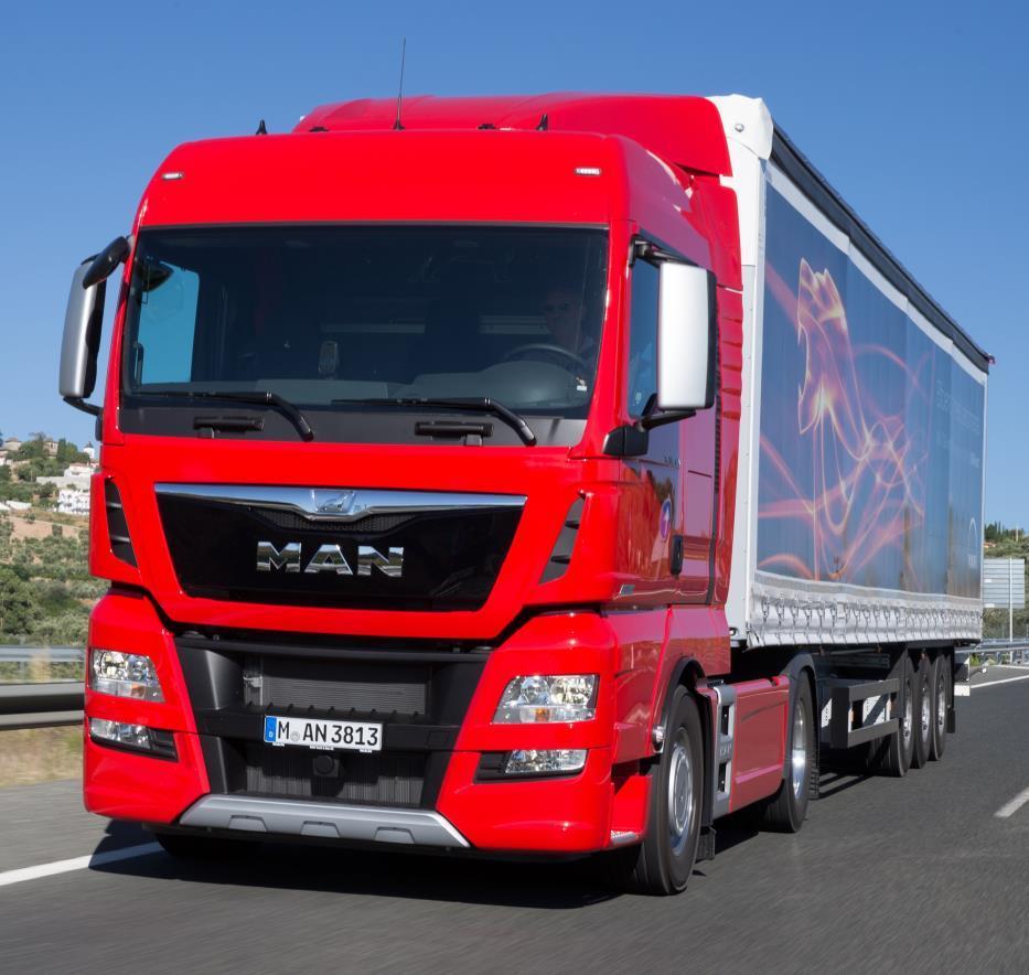 Flagship: The new MAN TGX D38 High-performance truck for challenging transport tasks D38 six-cylinder engine with 15.