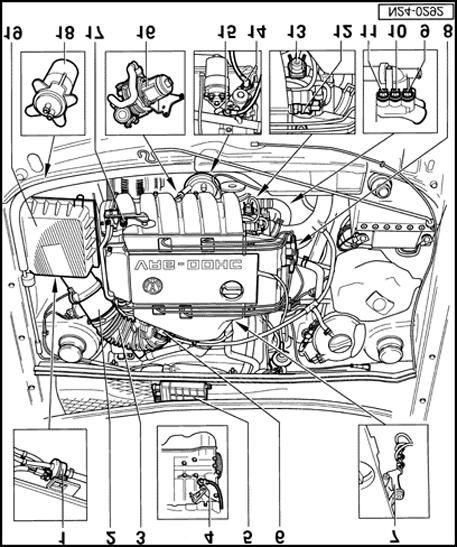 Page 3 of 126 24-3 16 - Secondary Air Injection (AIR) pump motor - V101- Exhaust gas recirculation system Repair Manual, 2.