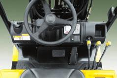 Horn Easy Control Direction Lever Forward and reverse lever with finger tip control allows the operator to keep control of the equipment.