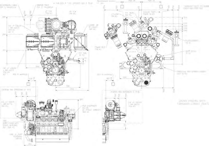 18. Engine Room Layout Wärtsilä 31 Product Guide 18.4.1 Service space requirement