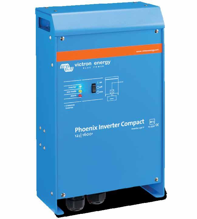Inverters Victron Energy SinusMax - Superior engineering Extra start-up power Virtually unlimited power thanks to parallel 3-phase and split phase operation capability To transfer the load to another