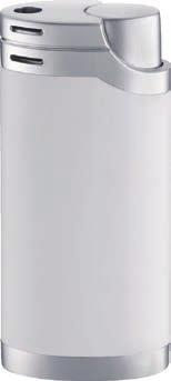 Refillable Metal Lighters Bilbao Metal Printable Space: 15 x 40 mm Gift box HC White Silver Top 10979 Bilbao 01