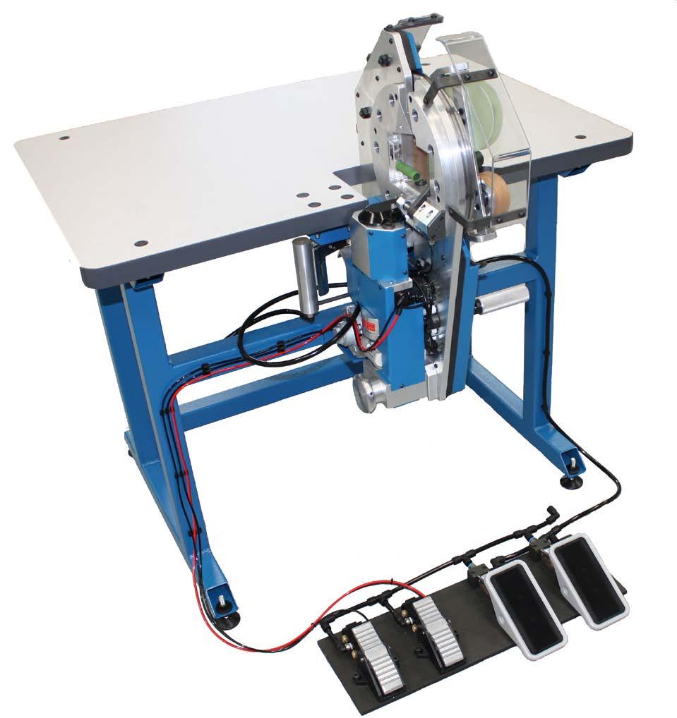 Bench Mounted BCT The bench mounted BCT is ideal for taping smaller and open coils that can easily be manipulated by hand.