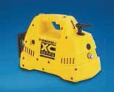Cordless Hydraulic Pumps XC- Cordless Hydraulic Pumps The XC- cordless pump is ideal for jobs using small to medium size cylinders and hydraulic tools, and is compatible with over 140 Enerpac tools
