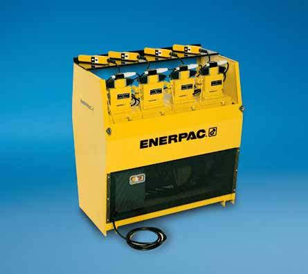 PP-8000 and 9000-, Electric Pumps Shown: PPE-9483-4 The Axial Piston Pump with four independant outlets Hoses Enerpac offers a complete line of high quality hydraulic hoses.