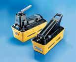 PA-, Turbo II Air Hydraulic Pumps PATG-models use a foot or hand operated treadle to control air and valve functions.