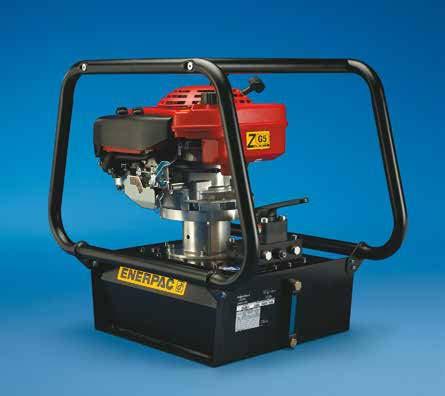ZG5-, Gasoline Hydraulic Pumps Shown: ZG5420MX-R Tough, Dependable, Innovative Speed Chart To determine how a specific pump will operate your cylinder, see the Pump-Cylinder Speed Chart in the Yellow