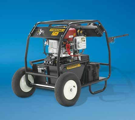 Gasoline Hydraulic Pump Shown: ZG6440MX-BCFH ZG6 Reservoir Capacity: 40 litres Flow at Rated : 3,3 l/min Engine Size: 9,7 kw Maximum Operating : bar Tough Dependable Innovative Features Z-Class high