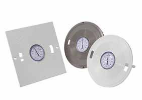 WHITE GOODS - SKIMMERS REPLACEMENT SKIMMER LIDS WITH AND WITHOUT THERMOMETERS Skimmer thermometers eliminate misplacement, theft and breakage problems sometimes seen with floating thermometers.