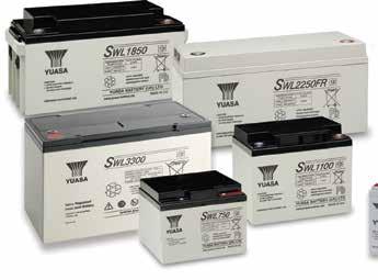 SWL Series Valve Regulated Lead-Acid Batteries Features Excellent high rate discharge efficiency, typically 40% higher than equivalent standard product Low discharge rate for long shelf life Absorbed