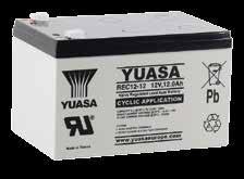 REC Series Premium VRLA Cyclic Batteries Features Double cycle life when compared to standard VRLA Durability for deep discharge Modern construction to considerably prolong service life Low discharge