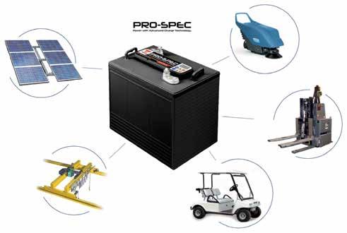 Pro-Spec Multiple Purpose Deep Cycle Batteries Features Deep cycle Vibration resistant Easy maintenance vent caps AGM/porous rubber separator construction to resist corrosion and reduce electrical