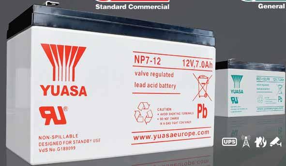 operational requirements, every Yuasa industrial battery