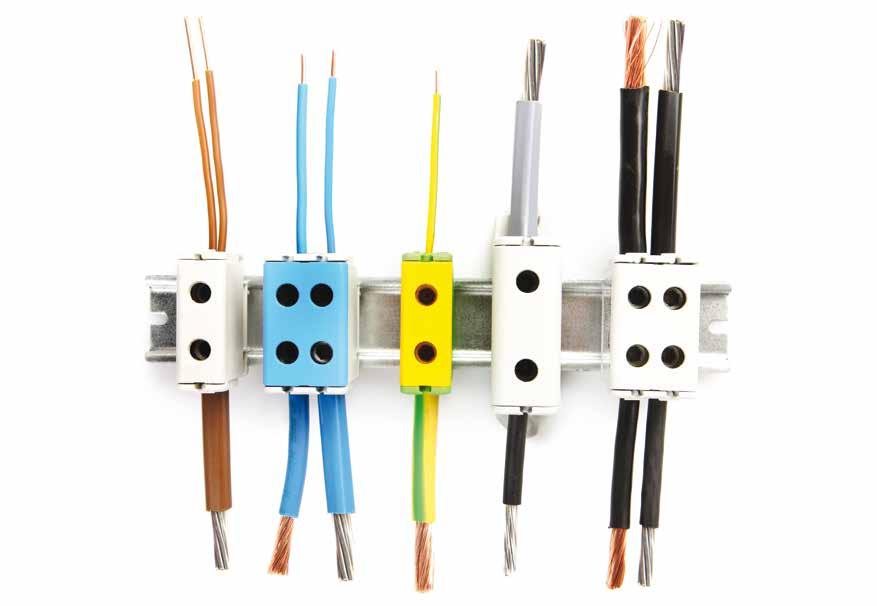 Conductor table Conductors that can be used with the terminals: number, cross-section and type. Nominal cross-sections are in bold type.