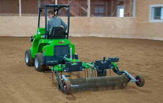 Farming and horse stables Horse arena harrow The horse arena harrow is intended for levelling and loosening of horse arena riding surfaces.