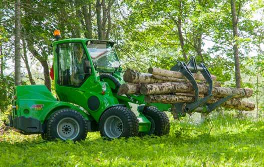 Forestry Log grab, heavy duty A strong log grab for customers who need to move