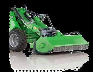 New Groundcare Flail mower Flail mower is a drum-type cutter, intended for cutting of long grass, scrub, bush and similar vegetation. It will cut up to 20 mm thick tree branches with ease.