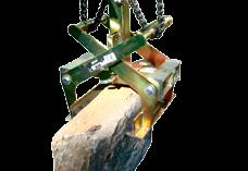 Landscaping Stone grab Scissor type lifting device for: - Kerb stones - Concrete components - Tombstones - Natural stones Scissor mechanism is completely mechanical, doesn t