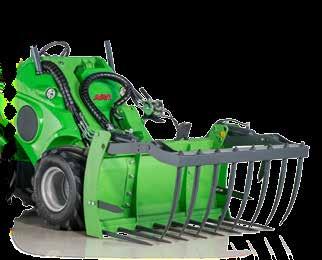 Farming and horse stables XL Silage grab The larger silage grab series is intended for Avant 500, 600 and 700 series loaders, with three different