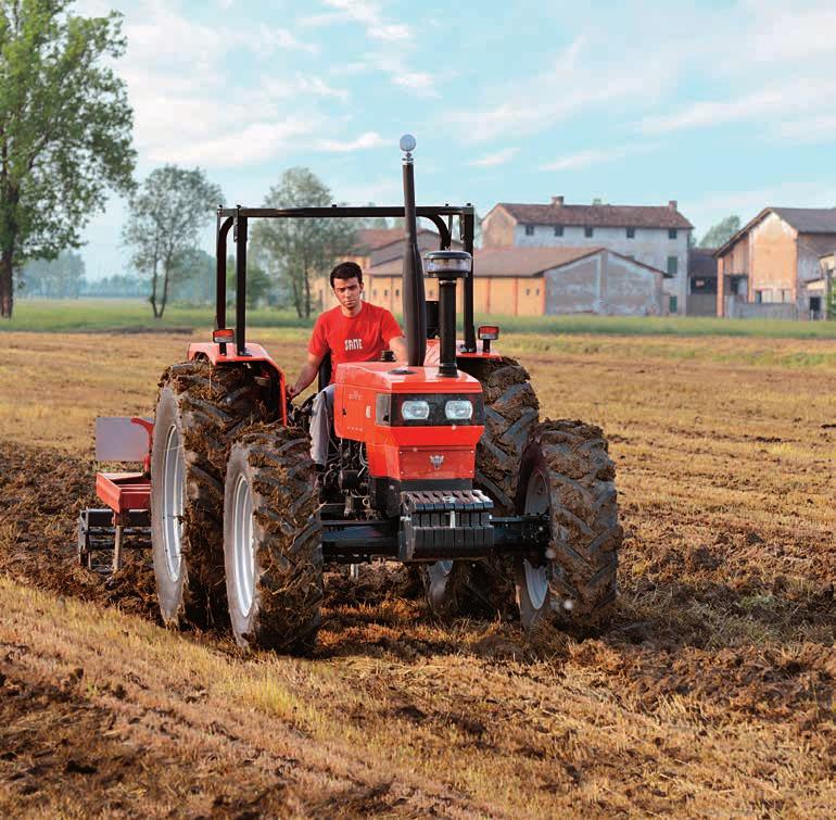 Performance, outstanding reliability and low running costs. features the tried and tested SDF 1000.4 engine, with four cylinders, turbo, independent high pressure pump and 75, 85 and 95 HP options.
