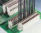 conditions with and without integral LED Special types for the control panel: terminal blocks with integral header assembles to.