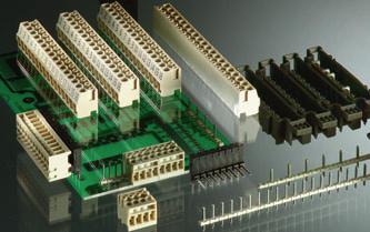 The rated current specified corresponds to the maximum load of PCB terminal and the size of the connected conductor.