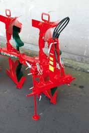Headland plough attachment (optional) The 2 and 3-furrow ploughs in the LM and M series can be equipped as an option with a headland plough attachment, which makes it possible to work beyond the