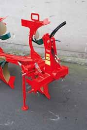 The following implements are available as on-land ploughs (with stepped furrow width adjustment only no Vario): - plus M shearbolt protection system 3-furrow - plus XM 3 and 4-furrow shearbolt and
